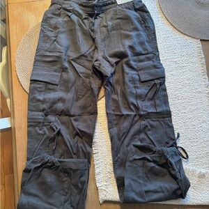 NWT Hollister Gray Cargo Pants